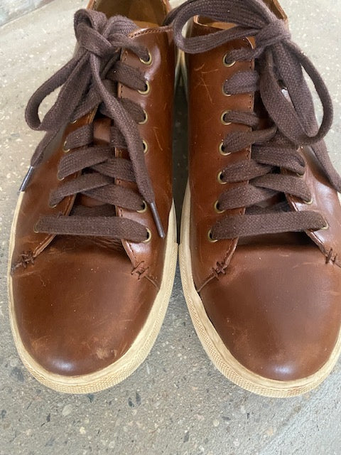 Pre-Owned Polo Ralph Lauren Leather Sneaker