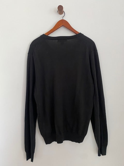 Pre- Owned Brooks Brothers Cotton V-neck Sweater