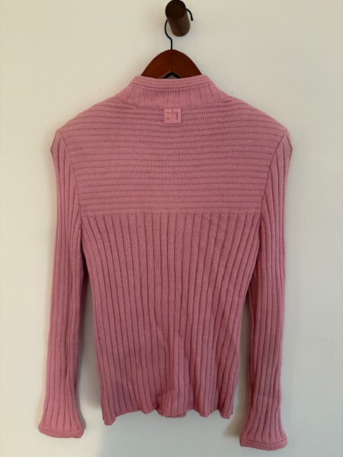 ST.JOHN SPORT BY MARIE GRAY zip front fitted cardigan petite