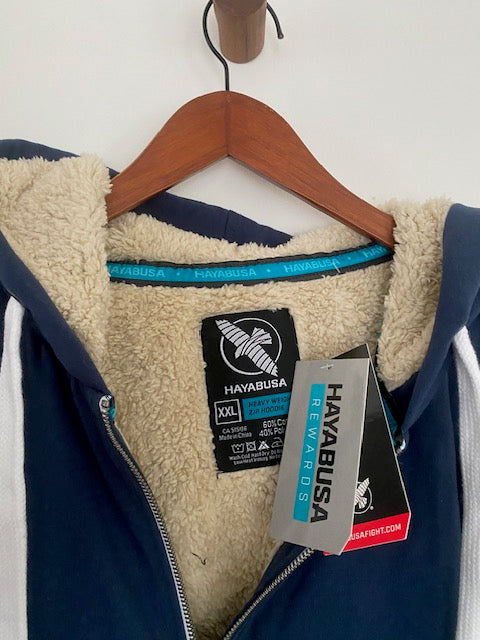 HAYABUSA Heavy Weight Zip Cotton/Poly Hoodie with Fleece Lining