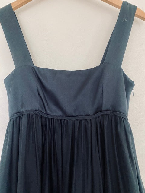 Pre-Owned DKNY Silk Empire Full Dress