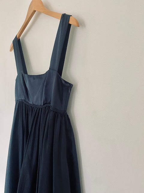 Pre-Owned DKNY Silk Empire Full Dress