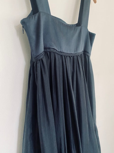 Pre-Owned DKNY Silk Empire Full Dress