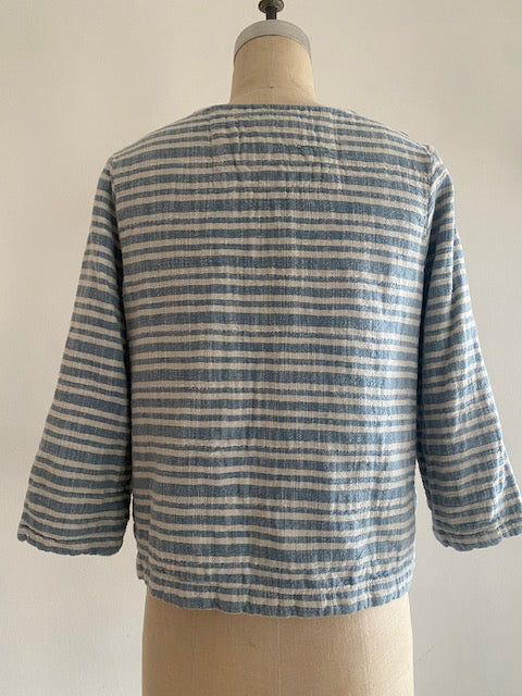 Pre Owned Ace&Jig 100% Cotton Stripe top with Button Closure