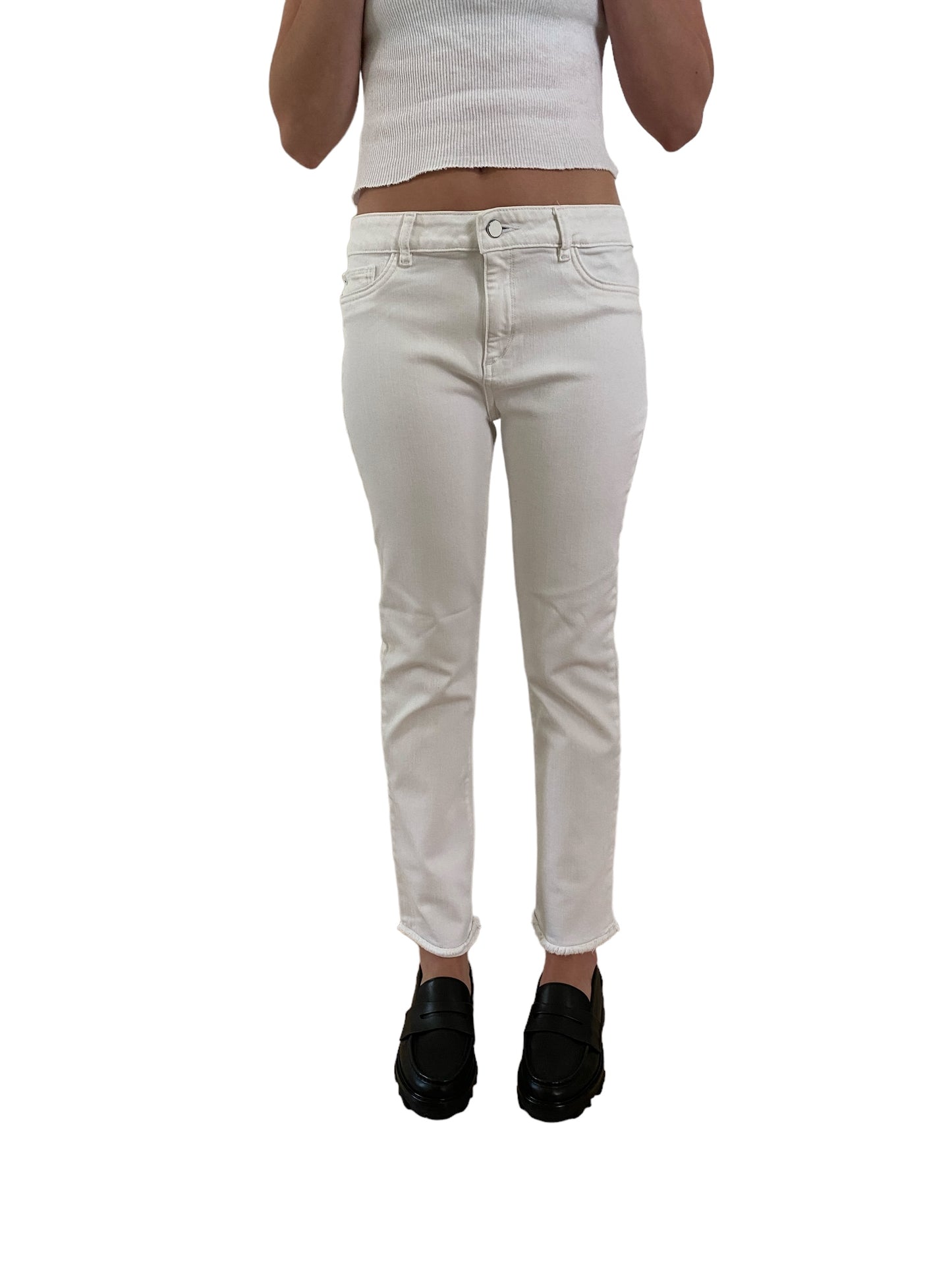 Pre-Owned DL1961 Skinny Cotton Denim Ankle Jean