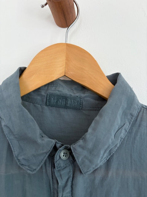 CP SHADES Classic button front shirt cotton silk