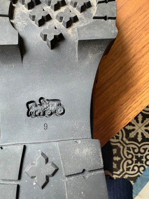 COACH Black Platform Loafer