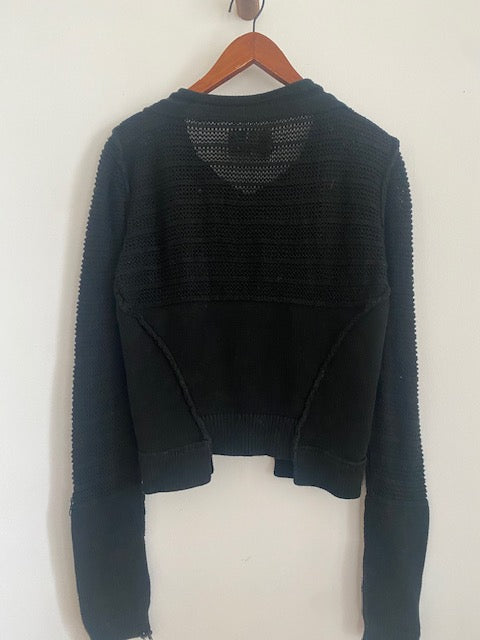 Pre-Owned All Saints Double Breasted Cotton Sweater