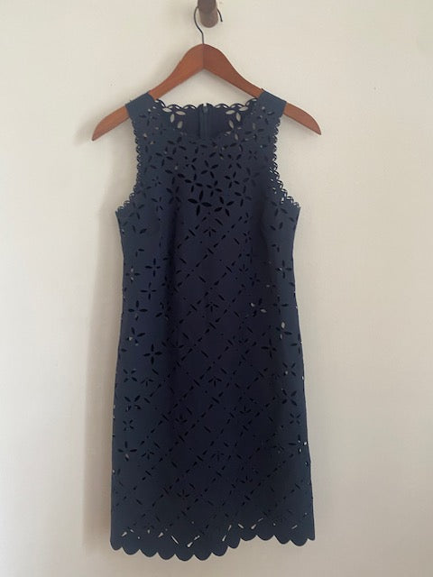 Pre-Owned J Crew Laser Cut Dress