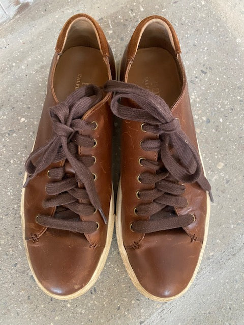 Pre-Owned Polo Ralph Lauren Leather Sneaker