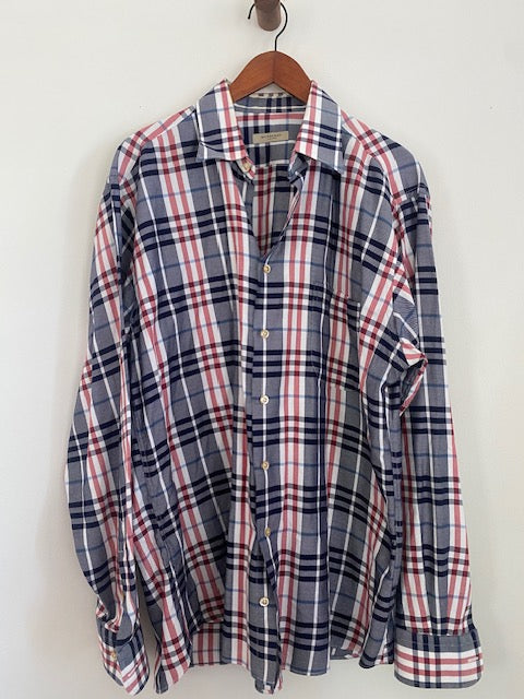 Pre-Owned Burberry London Cotton Plaid Shirt