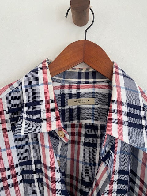 Pre-Owned Burberry London Cotton Plaid Shirt