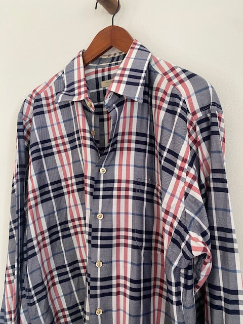 Pre-Owned Burberry London Cotton Plaid Shirt