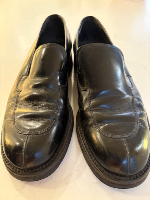 Prada Black Leather Loafers