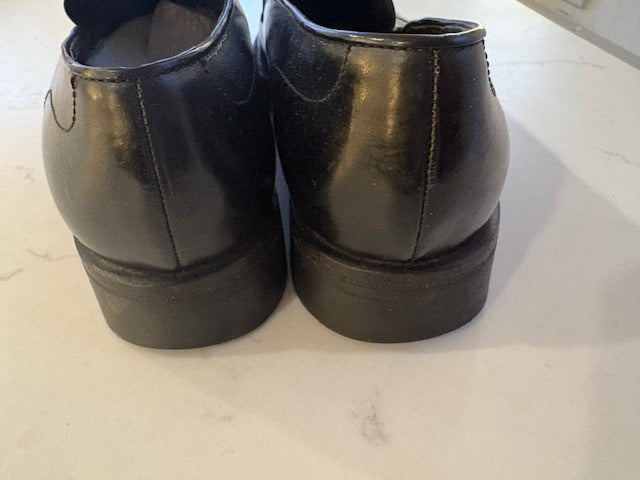 Prada Black Leather Loafers