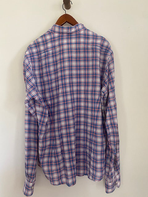 Pre-Owned Eton Cotton Plaid Classic Shirt