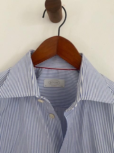 Pre-Owned Eton Classic Cotton Stripe Shirt