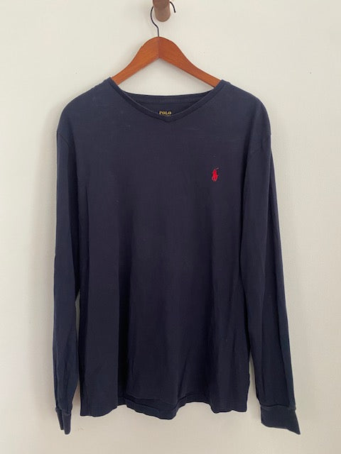 Pre-Owned POLO Ralph Lauren  Cotton V-neck T-shirt