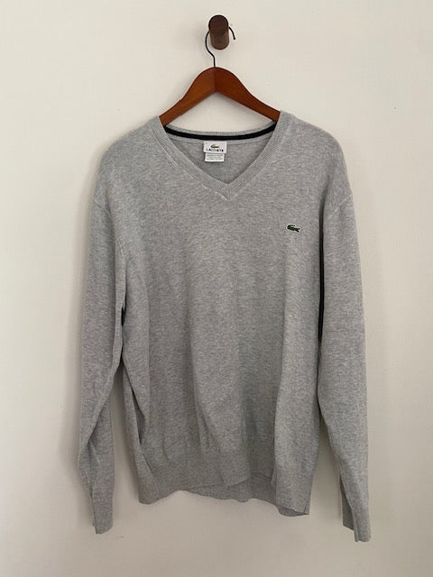 Pre-Owned LACOSTE V-neck Sweater