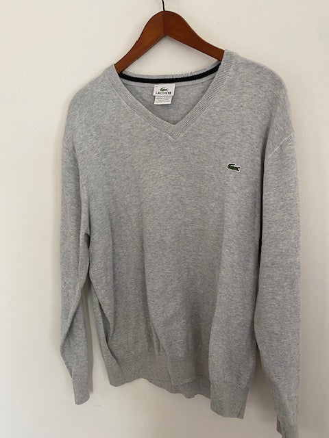 Pre-Owned LACOSTE V-neck Sweater