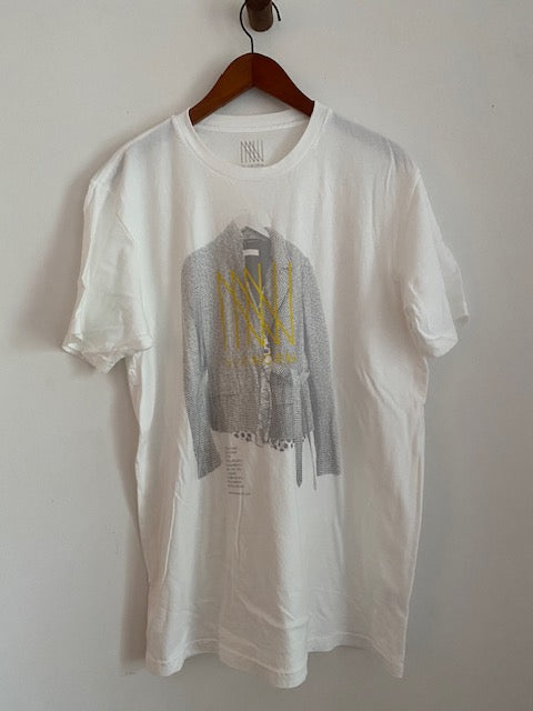 Newnorm Logo Organic Cotton Grey/Yellow T-Shirt