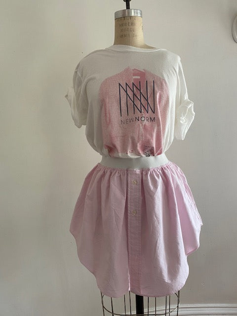 Newnorm Upcycled Pale Pink Skirt