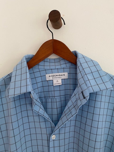 Pre-Owned Mizzen+Main Polyester Performance  Wear Shirt