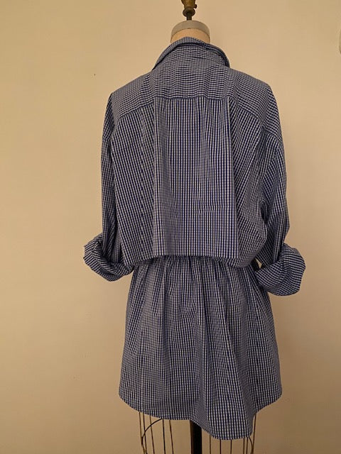 Newnorm Upcycled Blue Skirt Set