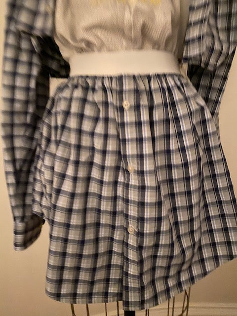 Newnorm Upcycled Plaid Skirt set