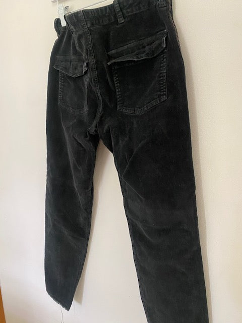 Pre-Owned Nili Lotan Cotton Corduroy Cargo straight leg pant