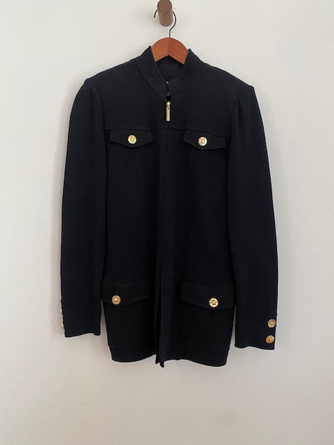 Pre-Owned St John Collection Knit Fitted Jacket