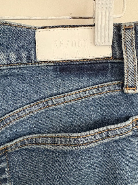 RE/DONE Cropped Flare Jean – Size 30