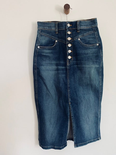 Pre-Owned Veronica Beard Denim Pencil Skirt