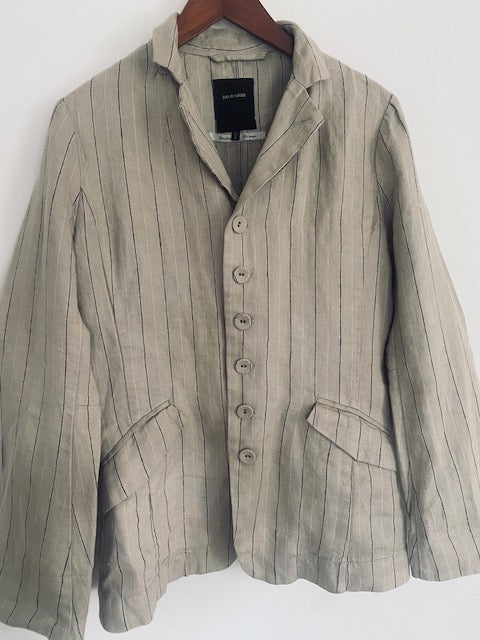 Pre-Owned Pas de Calais Cotton Pinstripe Blazer