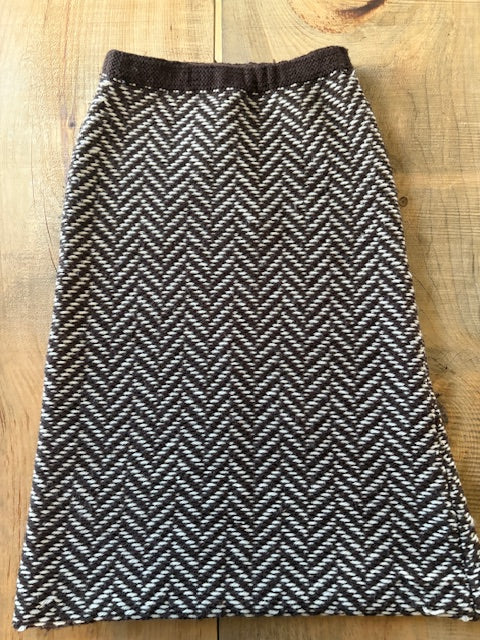 VERONIQUE BRANQUINHO 90's Knit Midi Alinę Skirt
