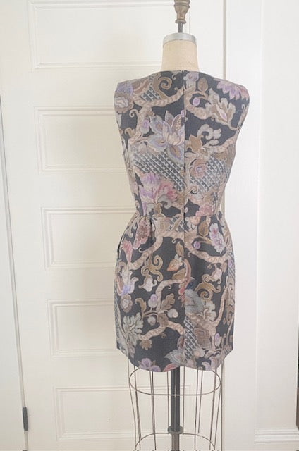 Pre-Owned Dries Van Noten Silk Jacquard Dress