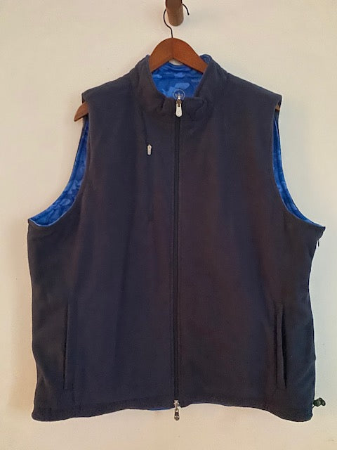 Pre-Owned Peter Millar reversible Wool/quilted Vest