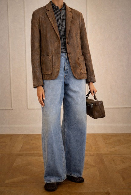 Pre-Owned Vince Leather jacket