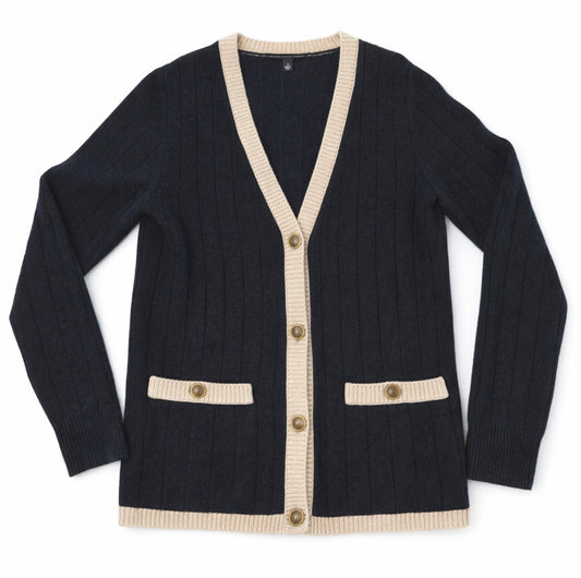 Nili Lotan Tipped Cardigan