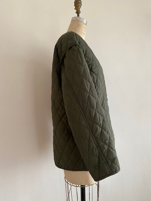 Pre-Owned Glenda Baily + Peruvian Connection Relaxed Polyester Quilted Jacket