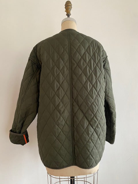 Pre-Owned Glenda Baily + Peruvian Connection Relaxed Polyester Quilted Jacket