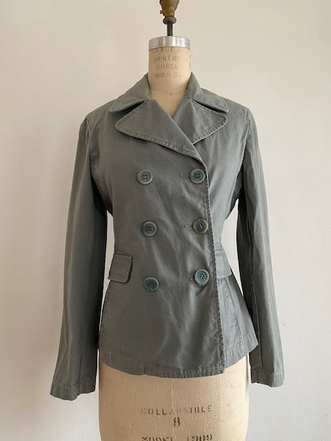 Pre-Owned Nili Lotan Cotton Double Breasted Jacket