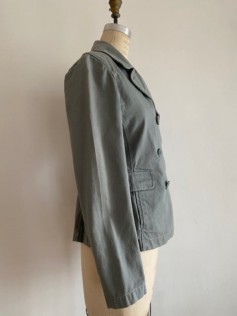 Pre-Owned Nili Lotan Cotton Double Breasted Jacket