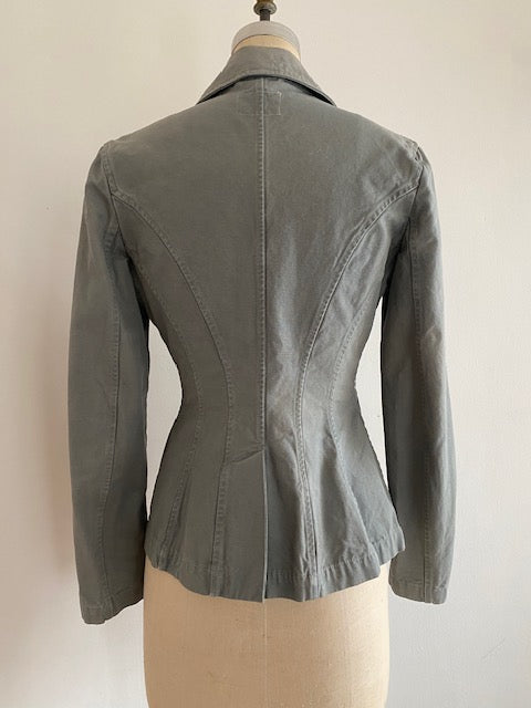 Pre-Owned Nili Lotan Cotton Double Breasted Jacket