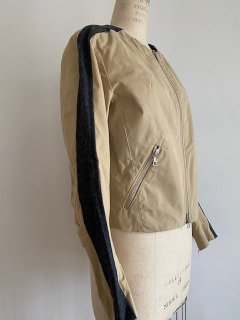 Pre-Owned Dries Van Noten Cotton Moto Jacket