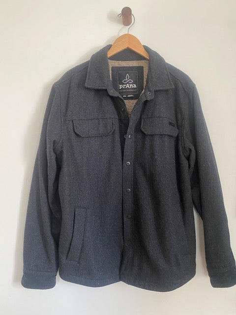 Pre-Owned Prana Wool Mens Shirt Jacket