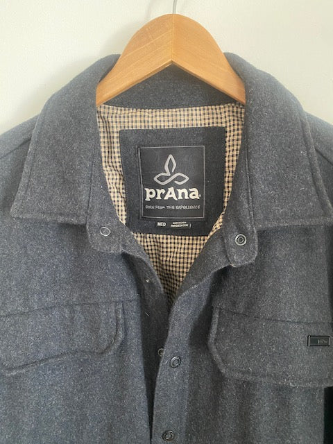 Pre-Owned Prana Wool Mens Shirt Jacket