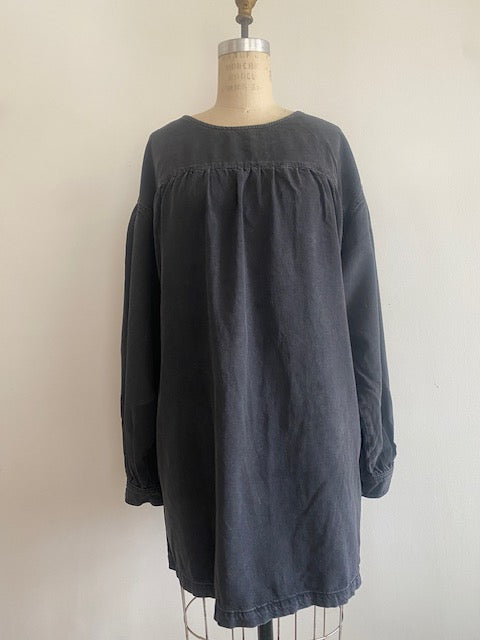 Pre-Owned All Saints Black Cotton Twill  Dress