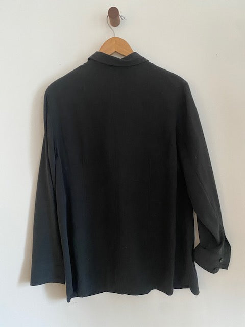 Pre-owned Go>Silk Classic Silk  Shirt With Pockets.