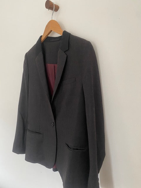 Pre-Owned All Saints One button Wool Blazer